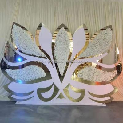 China White Acrylic Wall Decoration Wedding Party Backdrop Acrylic Backdrop For Wedding Decoration for sale