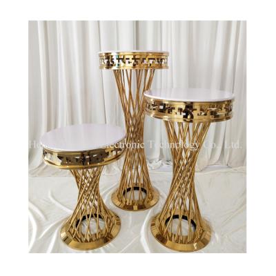 China Pedestal Wedding Stainless Steel Event Stainless Steel Cake Stand Design Cake Stand New for sale