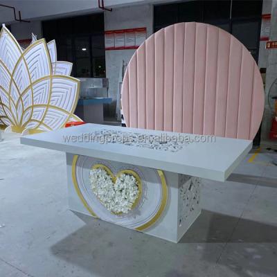 China Modern PARTY/BANQUET/WEDDING White Decorate Acrylic Bridal Table Acrylic Wedding Table/Acrylic Lovers Table for sale