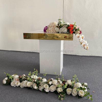 China Supplier Party Banquet Table Wedding Expandable Acrylic Acrylic Table for sale