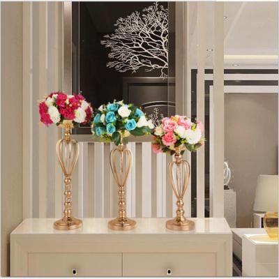 China Europe Party Centerpieces Gold Floral Wedding Centerpieces for sale