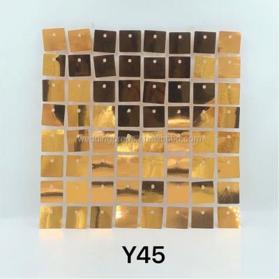 China PARTY/BANQUET/WEDDING Shiny plastic PVC 3D shimmer sequin wall panel pattern glitter decoration custom panel for sale