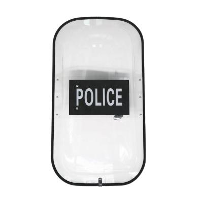 China Protective KMS Anti Riot Gear Military Transparent PC Tactical Anti Riot Shield For Police Protection for sale