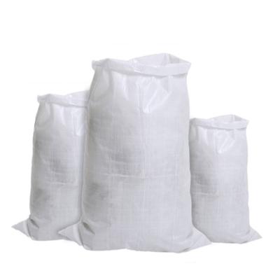 China 100% China Custom Logo PP Woven Sack White Packing Bags Eco-friendly Suppliers 25kg 30kg 40kg 50kg for sale