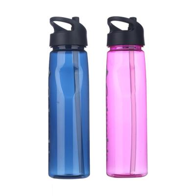 China Viable Wholesale BPA Free GYM Plastic Water Bottle Sport Water Tumbler With Handle And Lid for sale