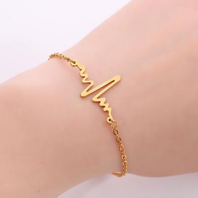 China FASHIONABLE Hot Selling Creative Stainless Steel Personality Ladies Bracelet for sale