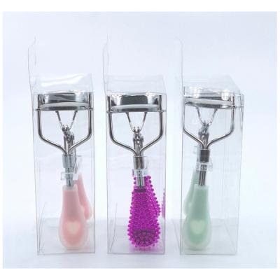 China Custom Made Pink Beauty Care Cosmetics Tools Stainless Steel Eyelash Curler Best Naturally Curved Without Pinch Eye for sale