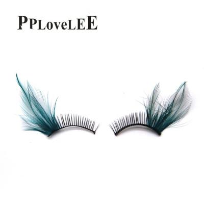 China Queen's Light Eyelash Party Lashes Colored Step Lashes Exaggerated Lashes for sale