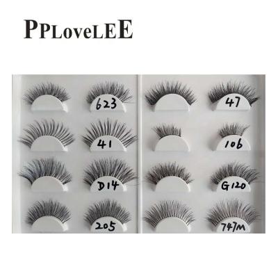 China Natural Soft Eyelash Lashes Eyelash Wholesale Boxes Eyelashes Hair Vendor Custom Logo for sale