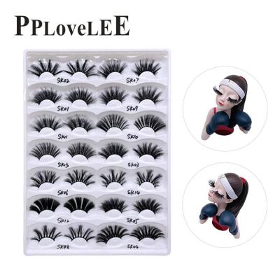 China Wholesale Natural Soft Natural Look Mink Eyelash Vendor Super Dramatic Tapered Fluffy Lashes Long Eyelash 25mm for sale