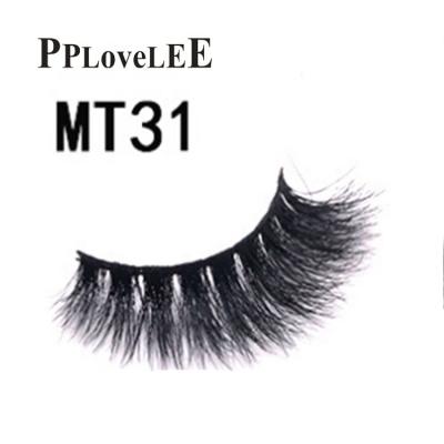 China Natural Soft Eyelash Customized Top Tier Curly 3d Mink Real Eye Lashes 10mm for sale