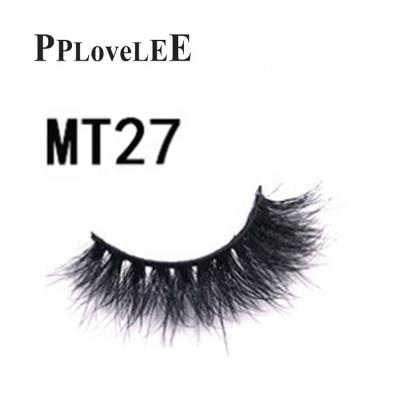 China Natural soft eyelash 13 mm 3d short natural mink lashes 18-22mm with custom packaging for sale