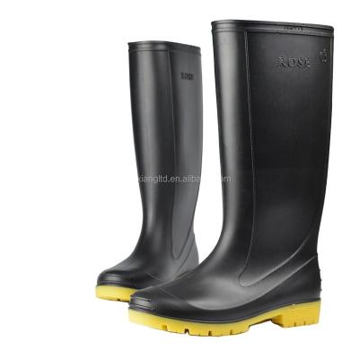 China JX-969 Wellington PVC Waterproof Cheap Rain Boots for sale