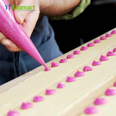 China Disposable 21 Years Experience OEM Food Grade Kitchen Cake Decorating Tool Pastry Plastic Bag Pe Icing Piping Bag for sale