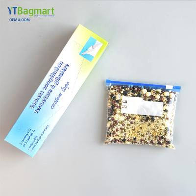 China YTBagmart Wholesale Custom Printed Ziplock Bags Food Storage Packaging Smell Proof Plastic Zipper Slider Bag Moisture Proof LDPE Slider Bags for sale