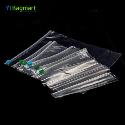 China YTBagmart LDPE Double/Single/Dural Zipper Reclosable Bag Storage Slider Custom Plastic Zipper Bag For Clothing for sale