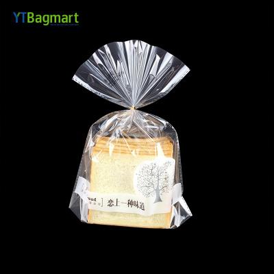 China YTBagmart Custom Bopp Cpp Opp Food Bread Packaging Moisture Proof Plastic Self Adhesive Bag With Logo for sale