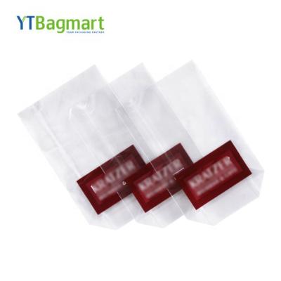 China YTBagmart Food Grade Recyclable Square Reusable Custom Printing Bottom Clear Cellophane Bags Plastic Packaging Bread Bag for sale