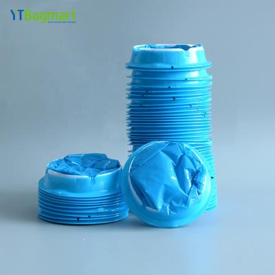 China LDPE Disposable Plastic Biodegradable Vomit Vomit Bags 50 Pack Blue/White Plastic Medical Bag for sale