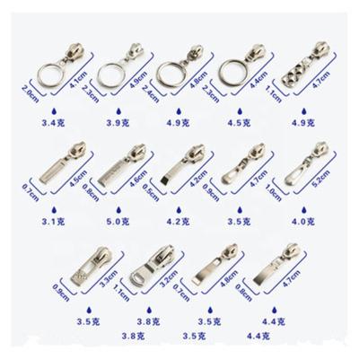 China No. wholesale automatic zipper pull label customization. 5 Pull Nickel Free Head Garment Luggage Pull Zipper for sale