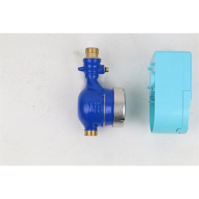 China China Supplier Wholesale Electric Brass Card Ball Valve Dn15 Smart IC DN15-25 Pure Copper Prepaid Water Meter for sale