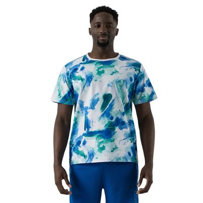 China Plain Stylish Print Men's Polyester Workout Tie Dye Custom Anti-wrinkle T-shirt T-shirt T-shirts for sale