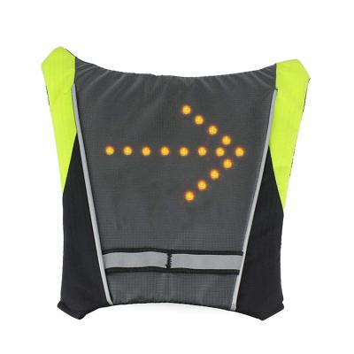 China Water Proof Printing Your Brand New LED Flashing High Visibility Traffic Road Safety Rechargeable Reflective Vest for sale