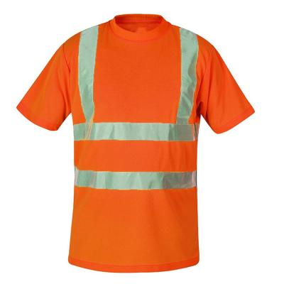 China 100% Polyester Cheap High Safety Water Proof Reflective Visibility T Shirt for sale