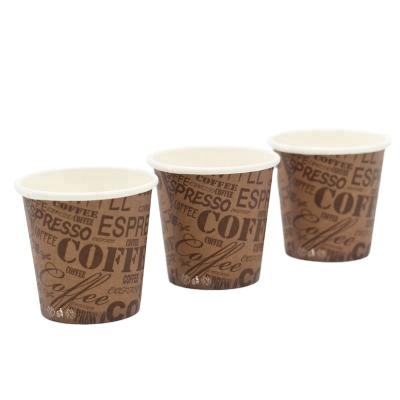 China Small Volume 4oz Disposable Wholesale Cheap Promotional Supermarket Drink Taste Paper Cup for sale