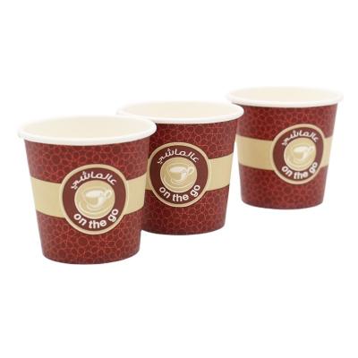 China Custom production 2.5-16oz disposable flexo factory hot drink paper coffee cups for sale