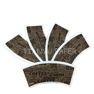 China 2.5oz waterproof Anhui printing pe coated paper cup fan body /sleeve /sheet/Paper cup raw material for sale