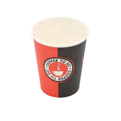 China High Quality Disposable Espresso Paper Cup 8oz Disposable Coffee Cup With Custom Logo For USA Market for sale