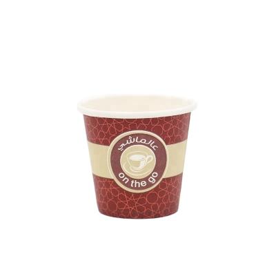 China Disposable Paper Cups Raw Materials Single Wall Pe Coated Paper With Lid for sale