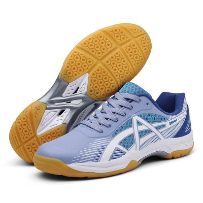 China New Supply 2022 Breathable Rubber Border Non Slip Tennis And Badminton Shoes And Lovers Comfortable Men's Table Tennis Shoes for sale