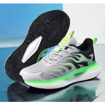 China Hot Selling Fashionable Men's Running Shoes Sneakers Rubber New High Quality Comfortable Flight Woven Sports Sneakers for sale