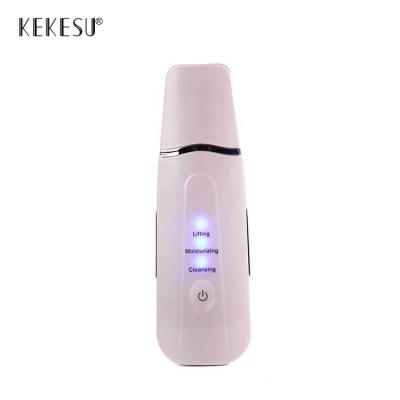 China Wholesale Exfoliators High Quality Facial Pore Spatula Portable Multifunctional Beauty Equipment Ultrasonic Skin Scrubber for sale