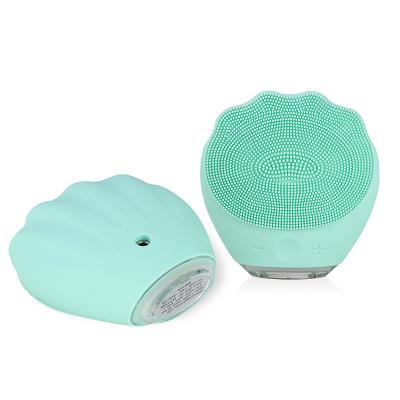 China Pigment Removal New Design Exfoliator Beauty Device Skin Care Waterproof Silicone Electric Facial Brush for sale