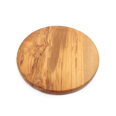 China Multifunctional Viable Olive Wood Cutting Board Can Use As Cheese Board Cutting Block Kitchen Around Chopper for sale