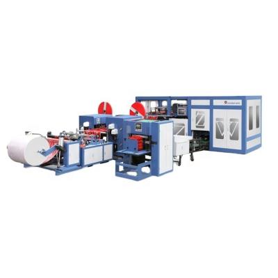 China Full Automatic High Efficiency W Cut Nonwoven Bag Making Machine Non-Woven-Bag-Making-Machine-Price for sale