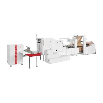 China High Efficiency Fully Automatic Square Bottom Multilayer Kraft Paper Bag Making Machine for sale