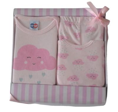 China Breathable Environmental Protection High Quality Fabric Newborn Baby Clothes Gift Set for sale