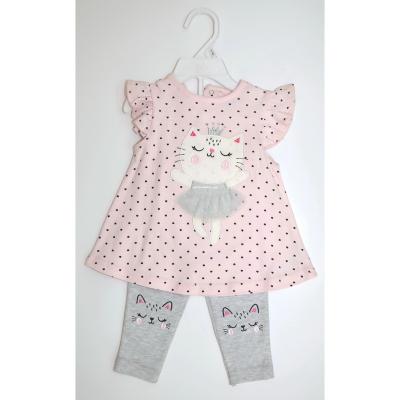 China Good Quality Breathable Wholesale Personalized Infants 2pc Sets Clothing Baby Dress Girl for sale