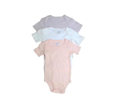 China Cool Short Sleeves Soft Neutral 100% Cotton Baby Onesie Jumpsuit Romper for sale