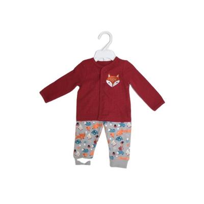 China Breathable High Quality Custom Organic Newborn Baby Long Sleeve Set Infant Pants Leggings for sale