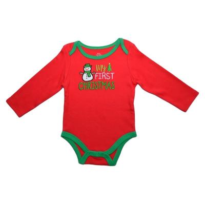 China Party Halloween Onesie Infant Organic Cotton Baby Clothing Long Sleeve Customized Romper for sale