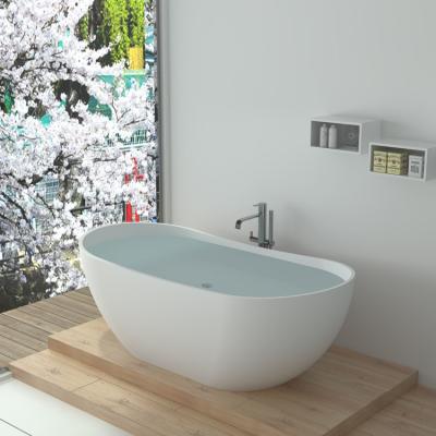 China SM-8633B Custom Size Stain-Resistant Economical Easy To Clean Solid Surface Bathtub Bathtub for sale