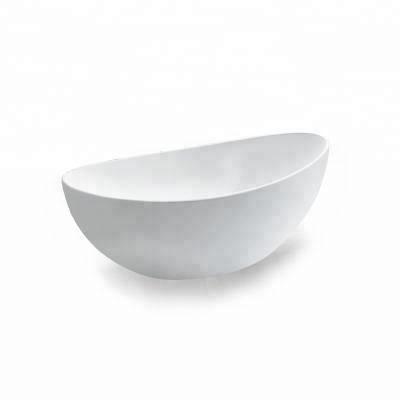 China Easy to Maintain SM-8633A Cheap Custom Resin Stone Bathtub for Australia Copper Soaking Solid Outdoor Hotel Free Standing Bathtubs UPC for sale