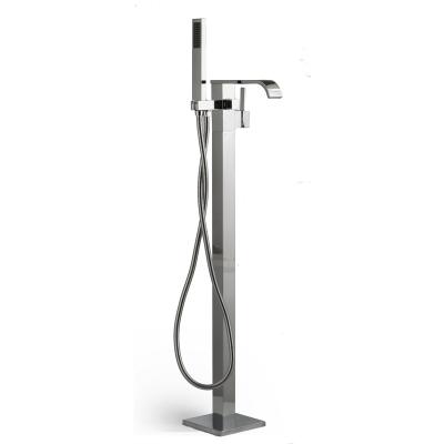 China Luxury New Design Faucets SM23039 Bathroom Tub Shower Faucet Floor Stand Waterfall Spout for sale