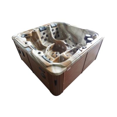 China Double Zone Acrylic Air Massage Door Bath Pool Spa Balboa Freestanding Bathtub Hot Tub SM1803H10-2 5 People Tube Hot Tub for sale