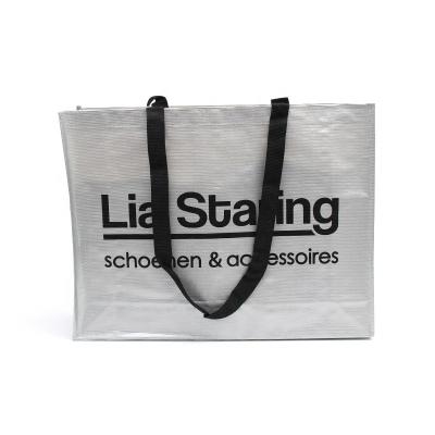 China High quality promotional recycled reusable handled eco packaging pp woven shopping bag from china wholesale for sale